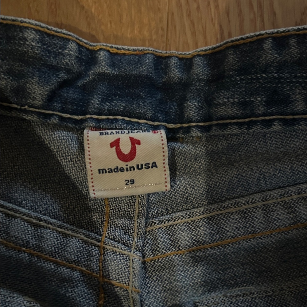 True Religion Blue woodstock bell bottoms Jeans - Picture 4 of 7